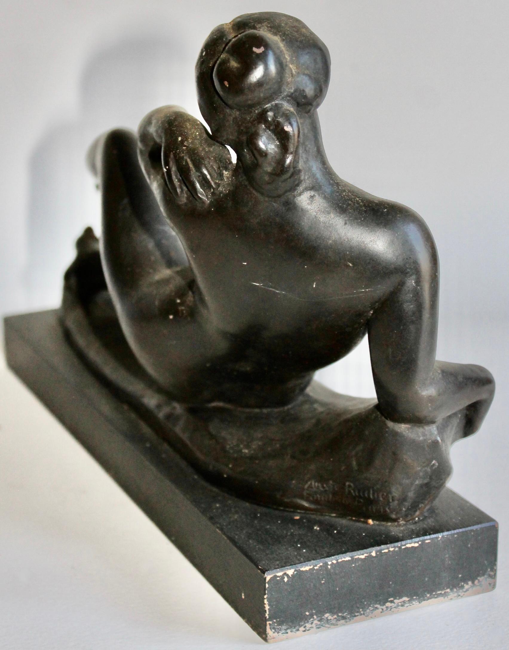 La reproduction du muse Aristide Maillol  Pour le Monument  Paul Czanne Bon état à Sharon, CT