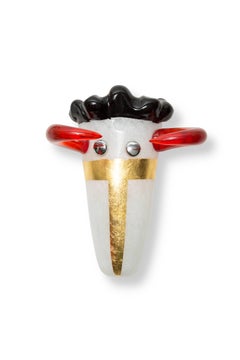 Aristide Najean"Toro" Mask Sconces