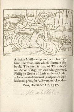 Aristitde Maillol Illustré : Daphnis & Chloe