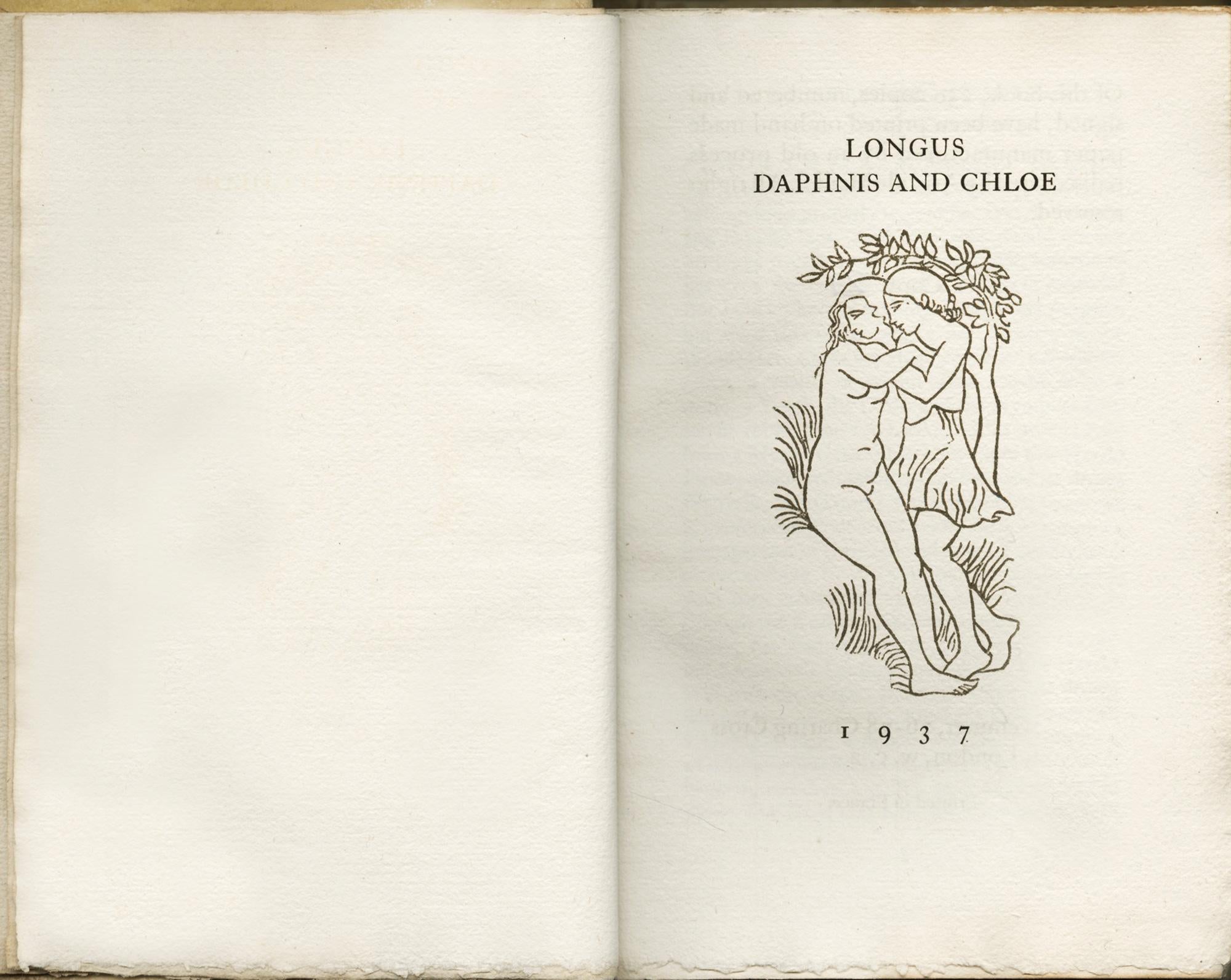 British Aristitde Maillol Illustrated: Daphnis & Chloe For Sale