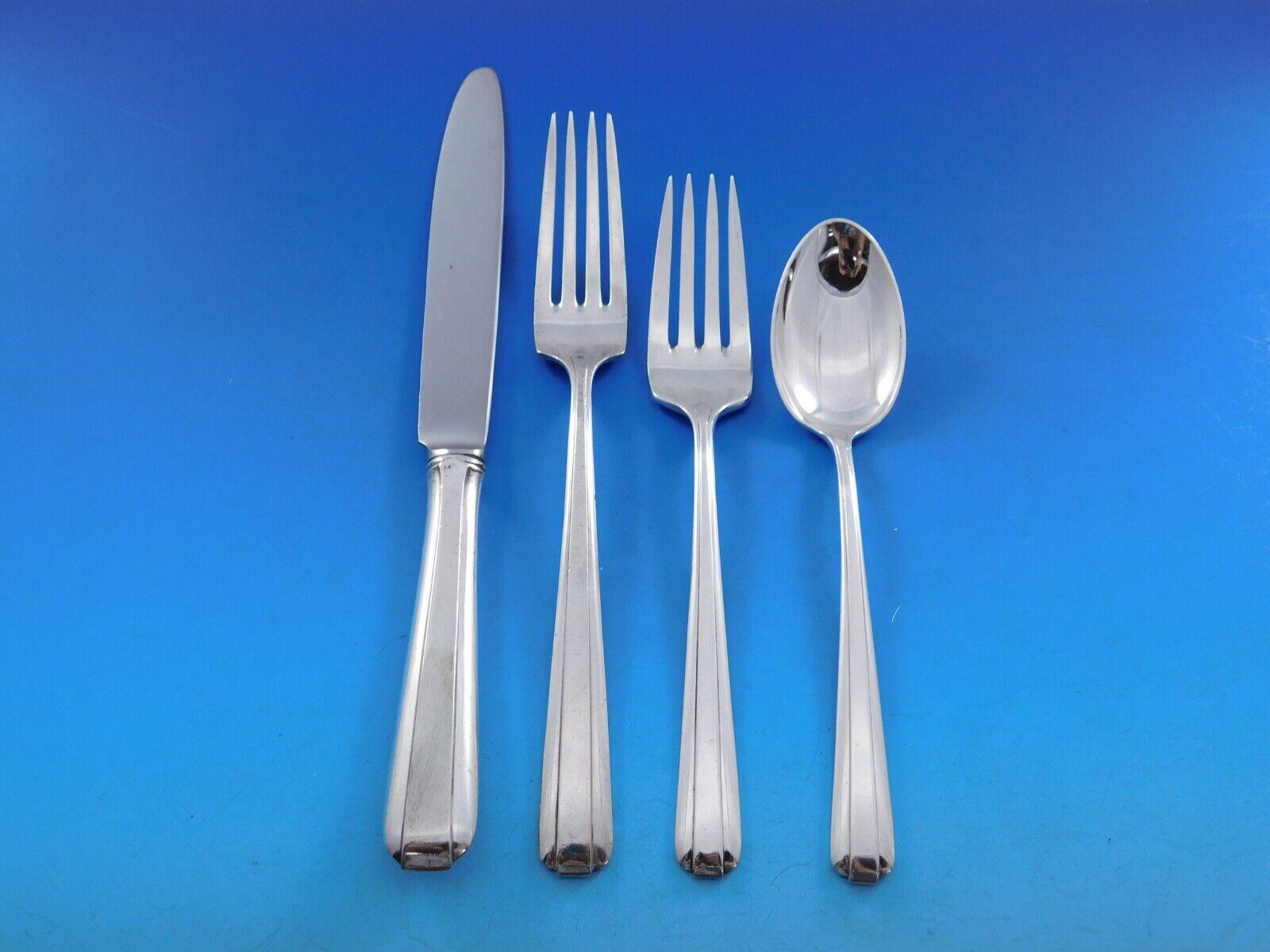 Aristocrat by Towle Set di posate in argento per 12 persone 95 pezzi In condizioni ottime in vendita a Big Bend, WI