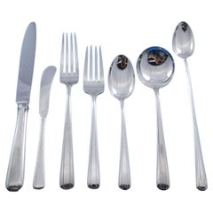 Aristocrat by Towle Sterling Silver Flatware Set for 12 Service 95 pieces