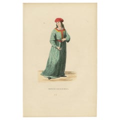 Aristocratic Elegance in the Court of King Henry VI: A Noble Lord Dressep Up