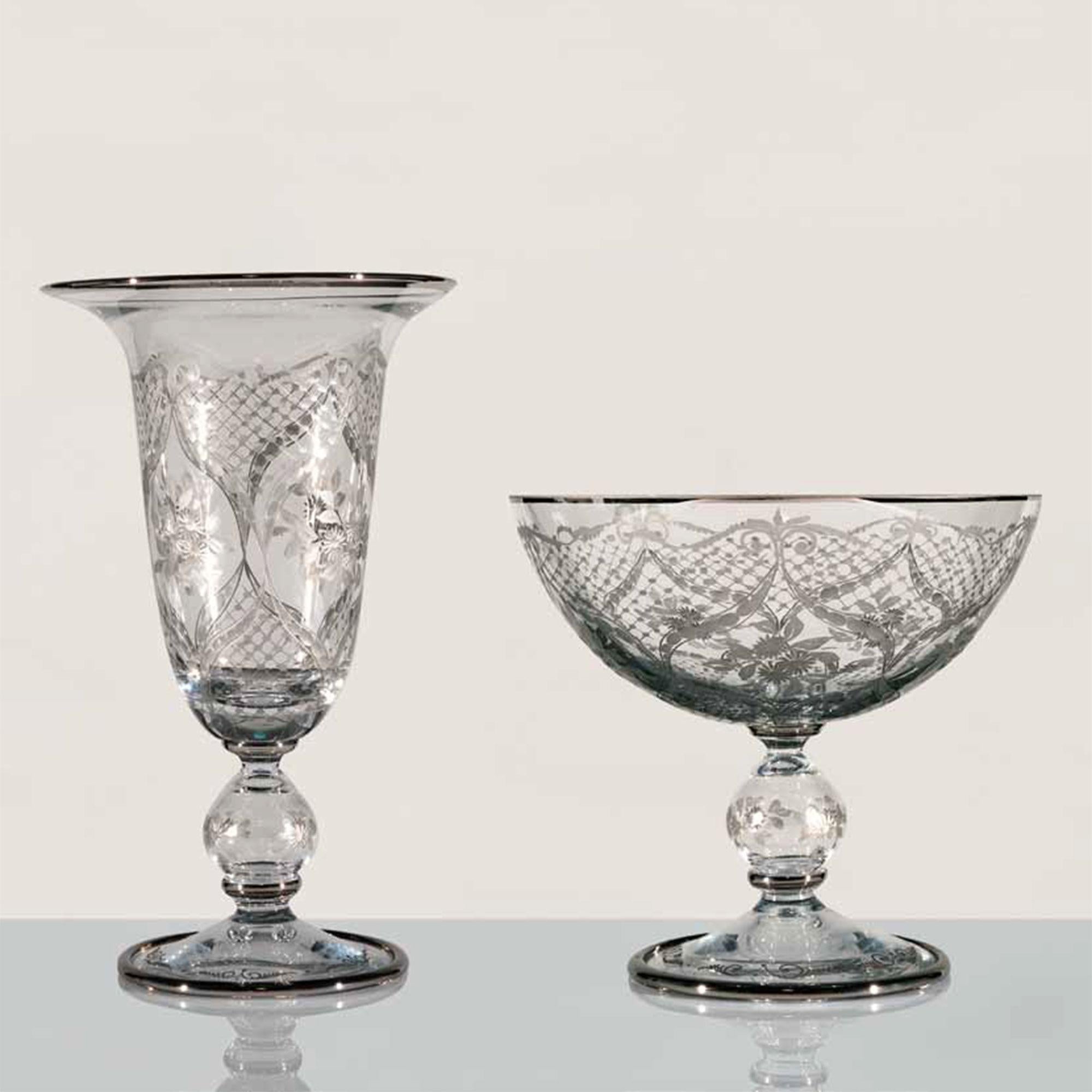 For more than a century, Vetrerie di Empoli has successfully created elegant and sophisticated glassware since its naissance in 1900. This illustrious business is still family owned, providing a vast range of luxury glassware, from classically