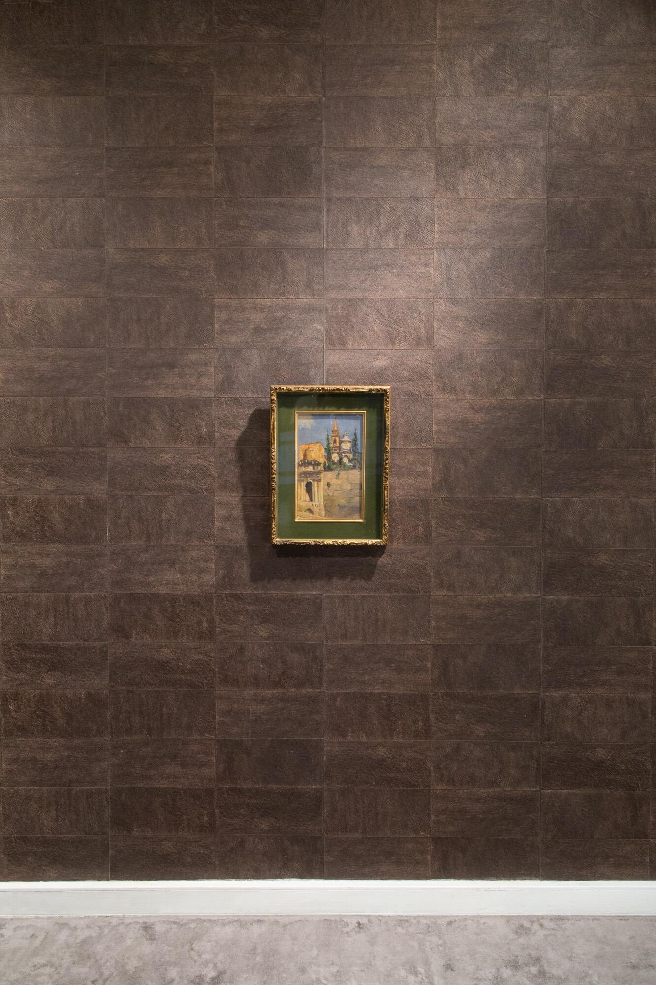 Mid-Century moderno Aristodemo Zingarini Quadro rettangolare su compensato del XX secolo, 1942