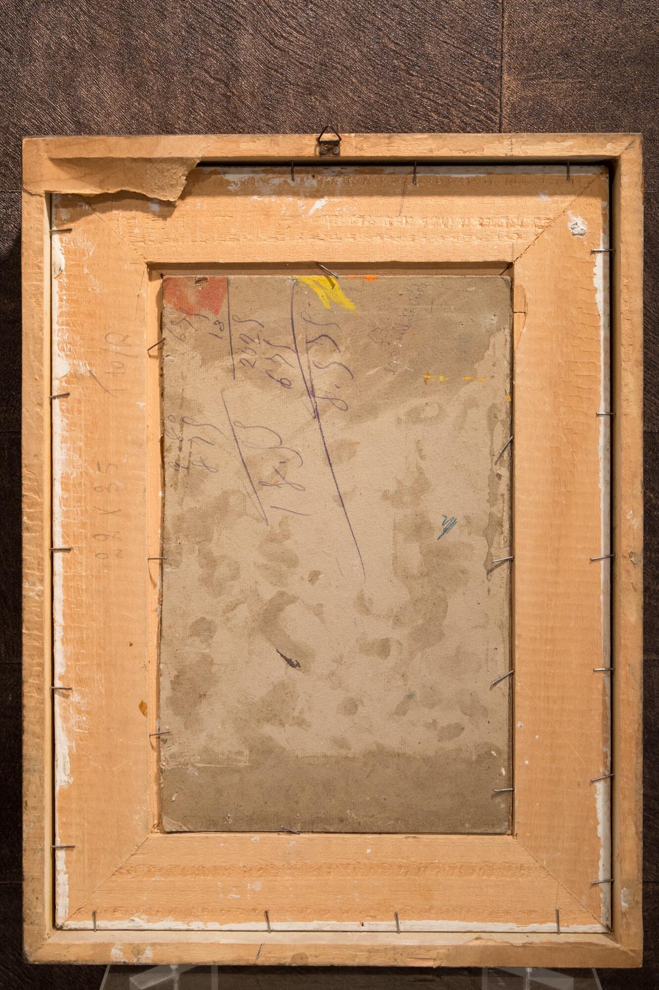 Aristodemo Zingarini Quadro rettangolare su compensato del XX secolo, 1942 In condizioni buone a Roma, IT