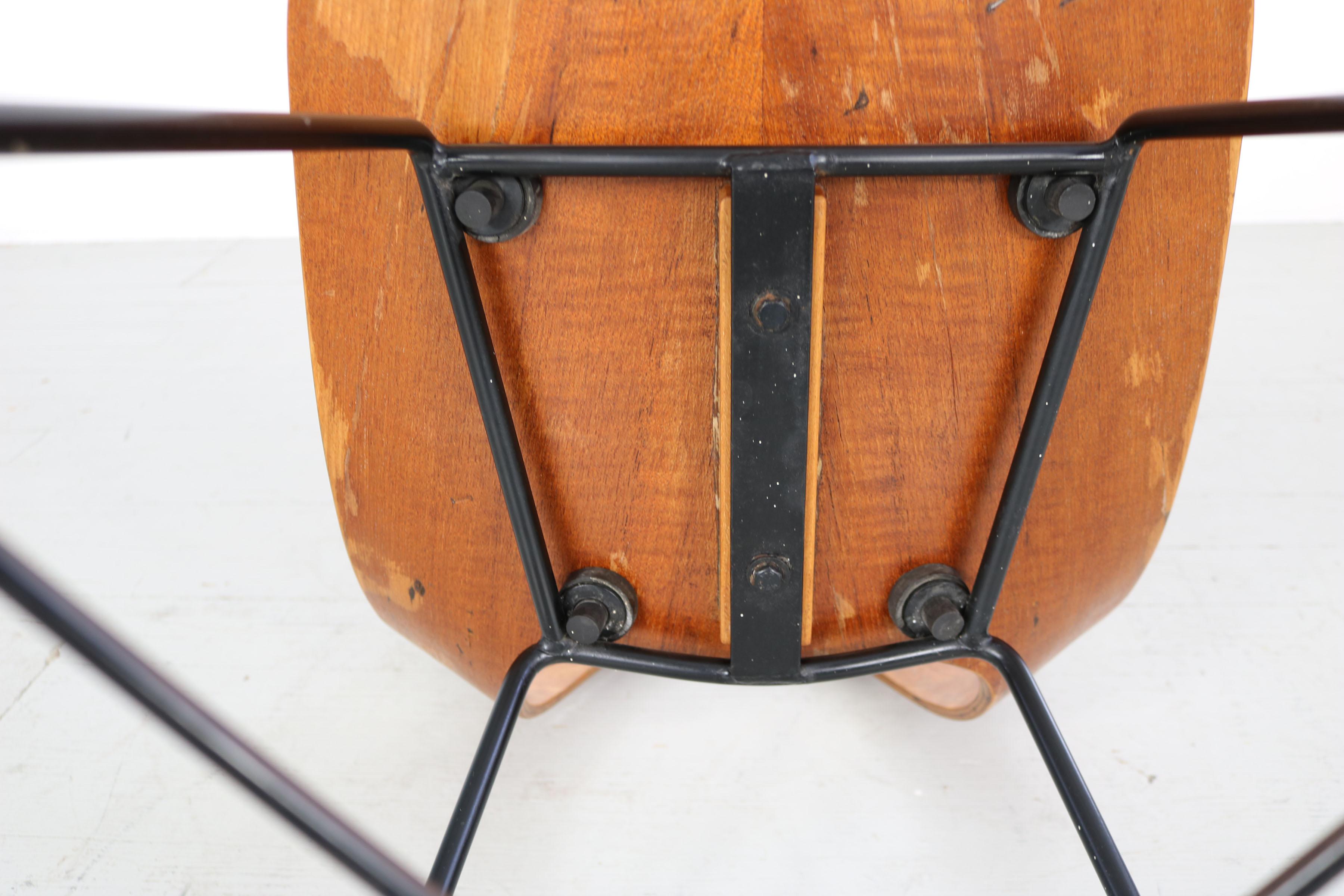  Stuhl „Ariston“ von Augusto Bozzi, entworfen von Saporiti, Italien, 1950er Jahre im Angebot 7