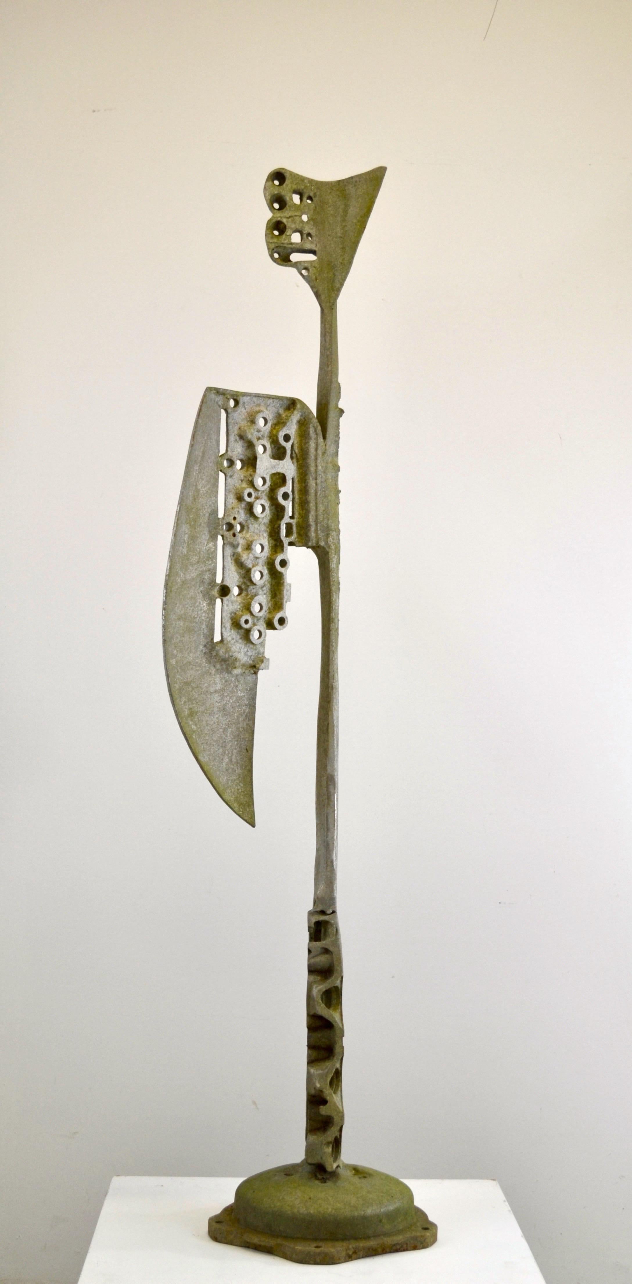 Arisztid Szendy – Early Aluminum Sculpture - France - 1970s For Sale 5
