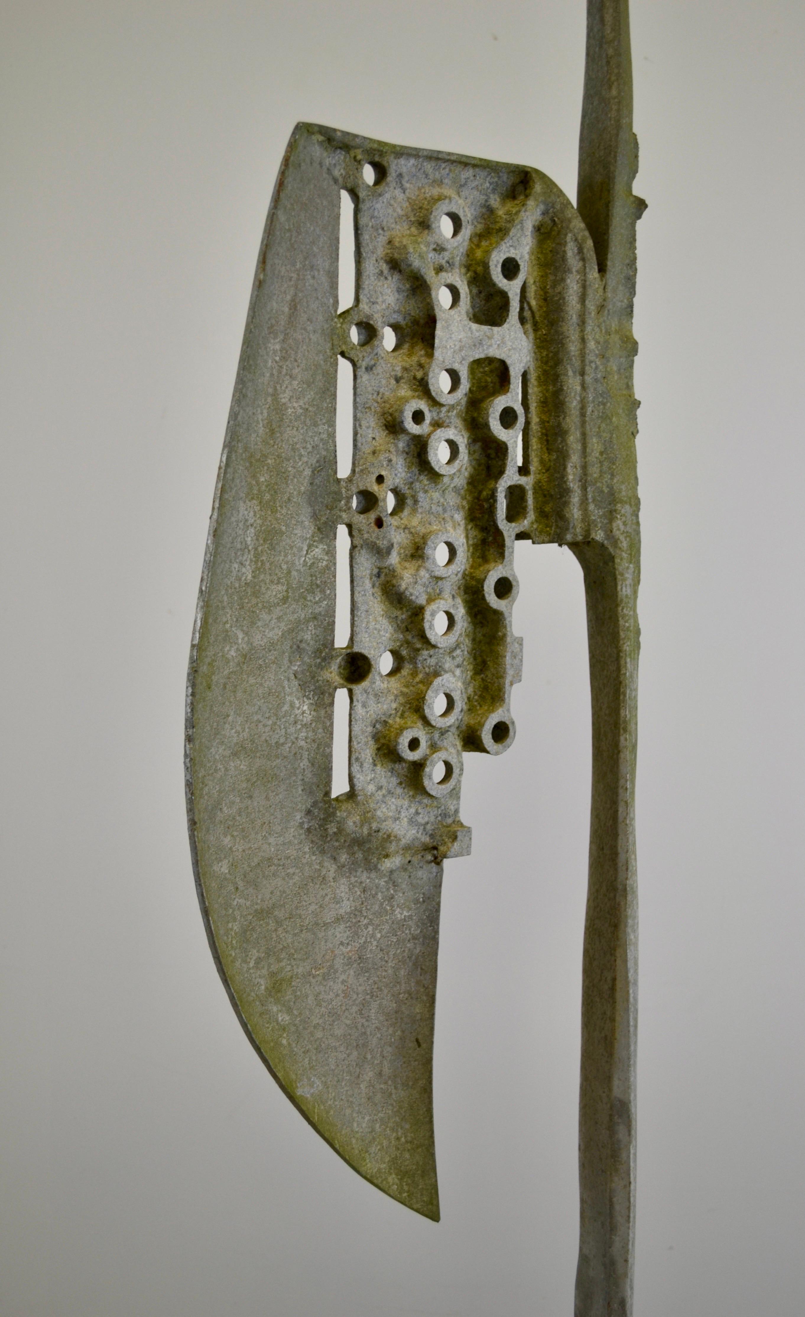 Arisztid Szendy – Early Aluminum Sculpture - France - 1970s In Good Condition For Sale In SOTTEVILLE-LÈS-ROUEN, FR