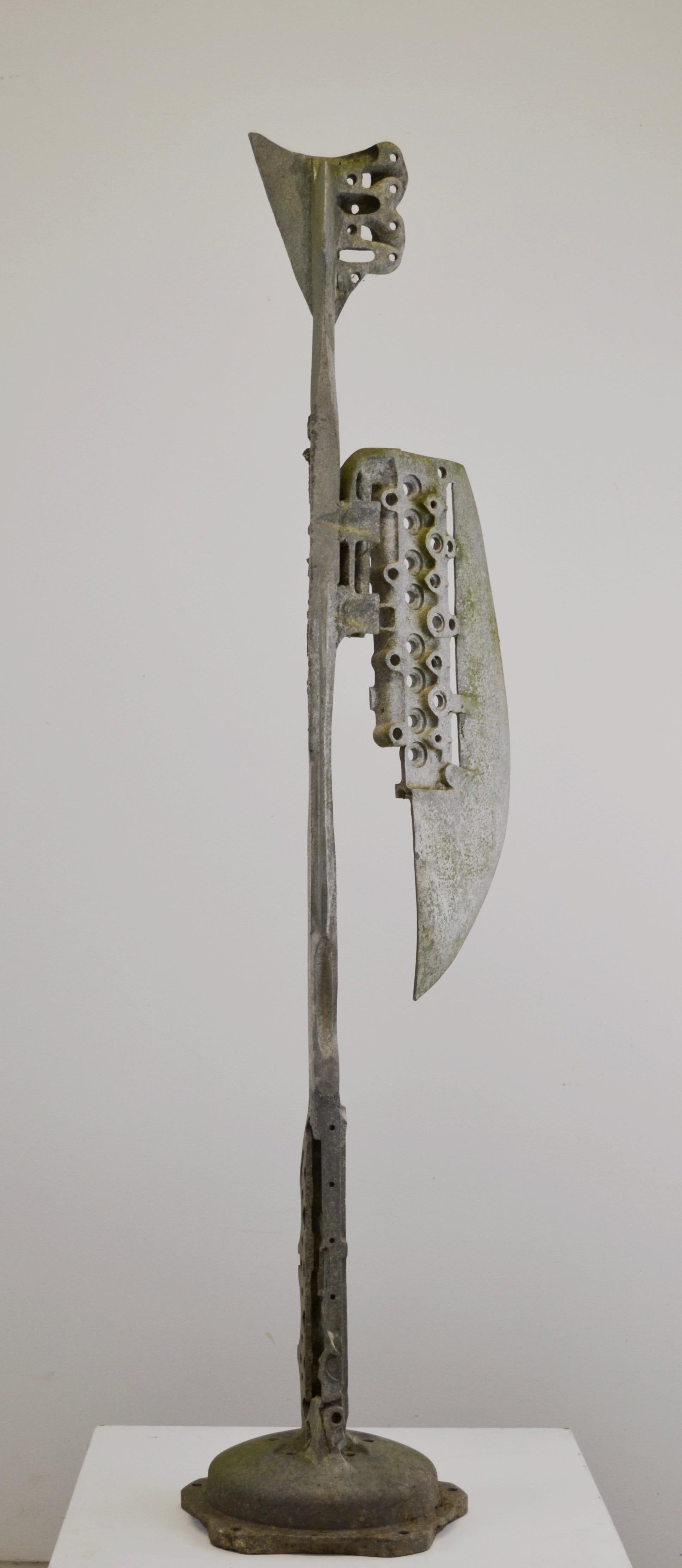 Arisztid Szendy – Early Aluminum Sculpture - France - 1970s For Sale 2