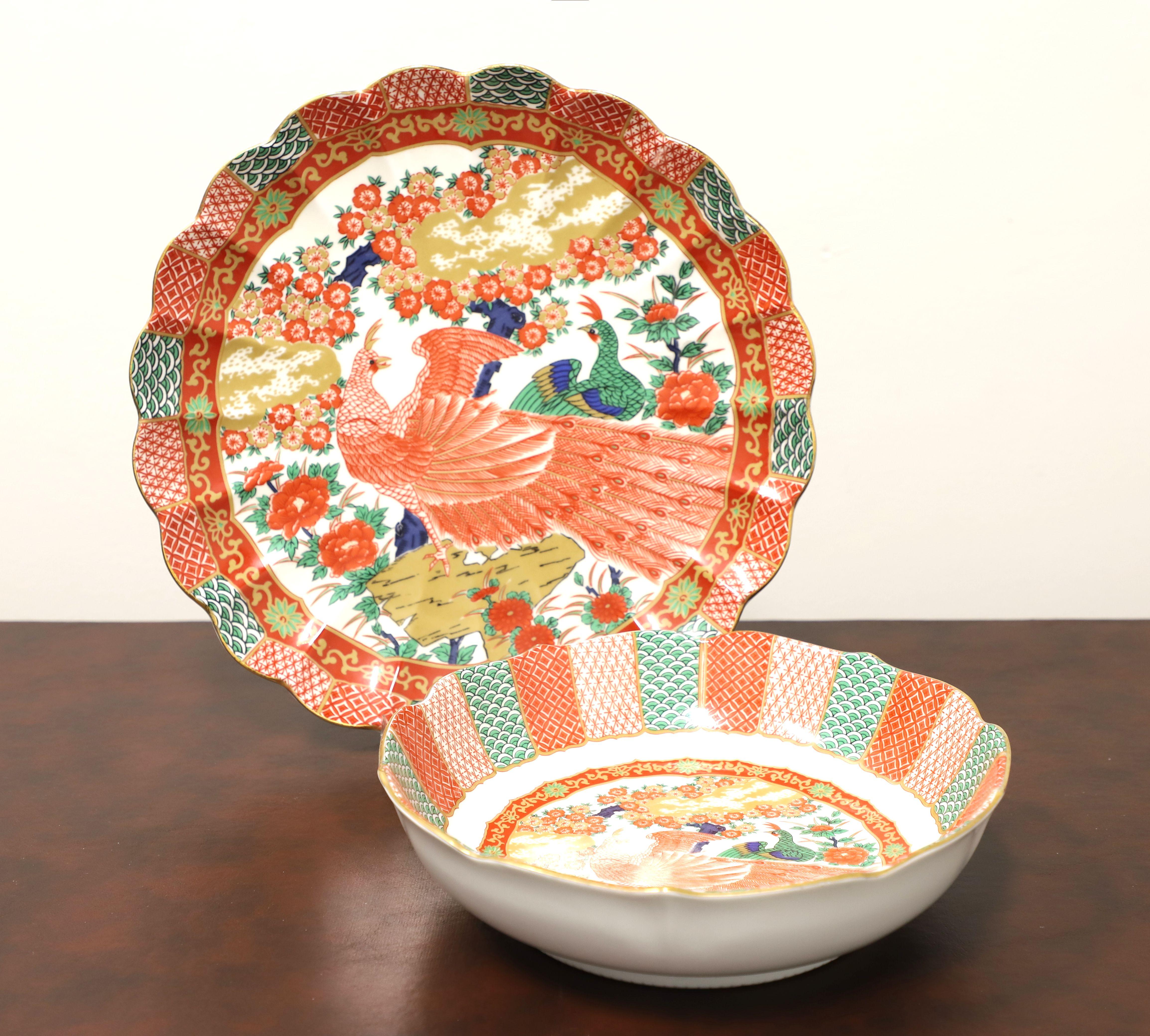 Japanese ARITA IMARI Peacock China 12