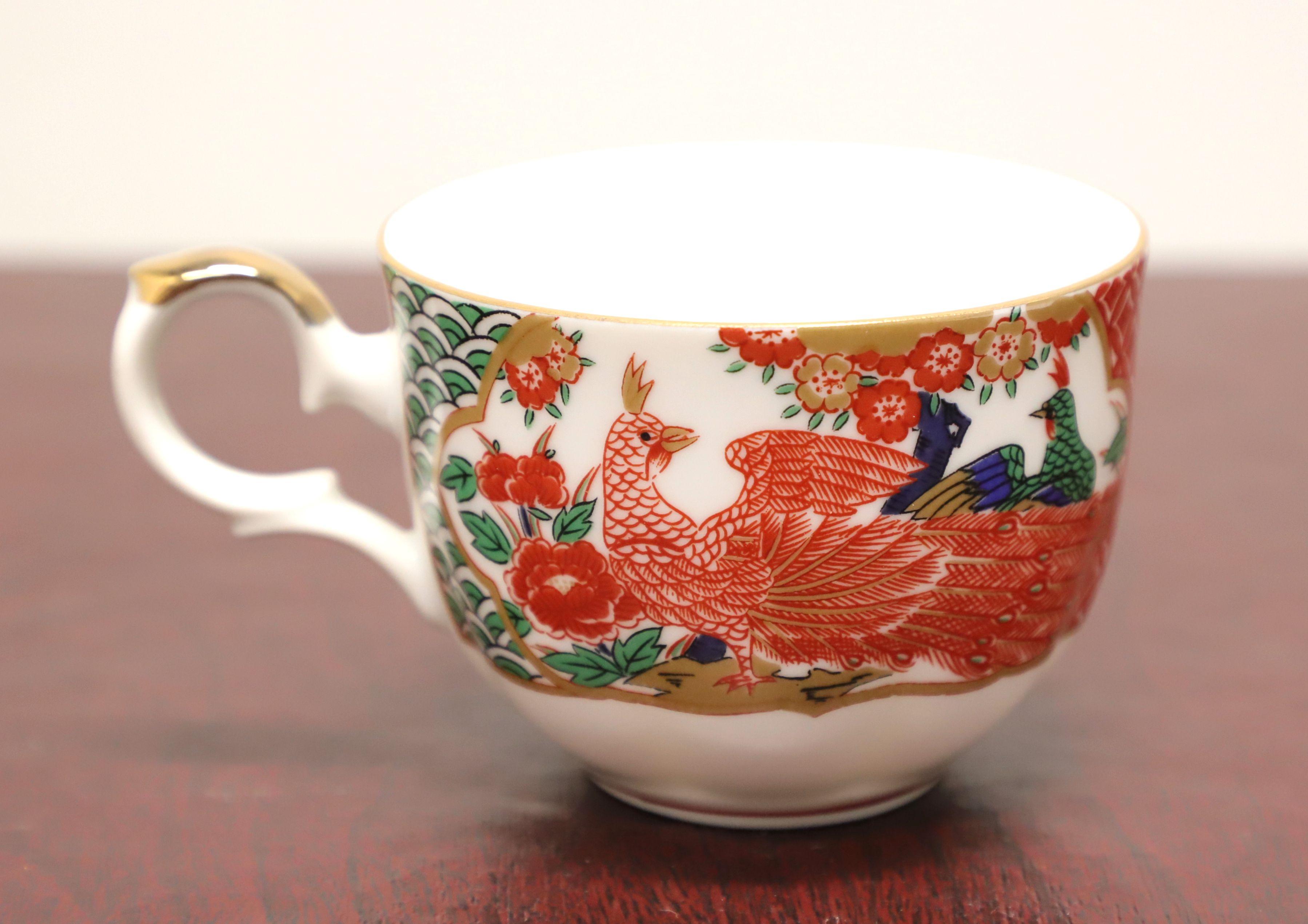 20th Century ARITA IMARI Peacock China Dinner Service for Four - 21 Pieces