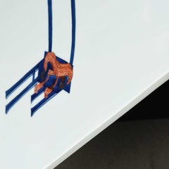 Arita Japanese art/object "Menkasha pottery board" 1950s