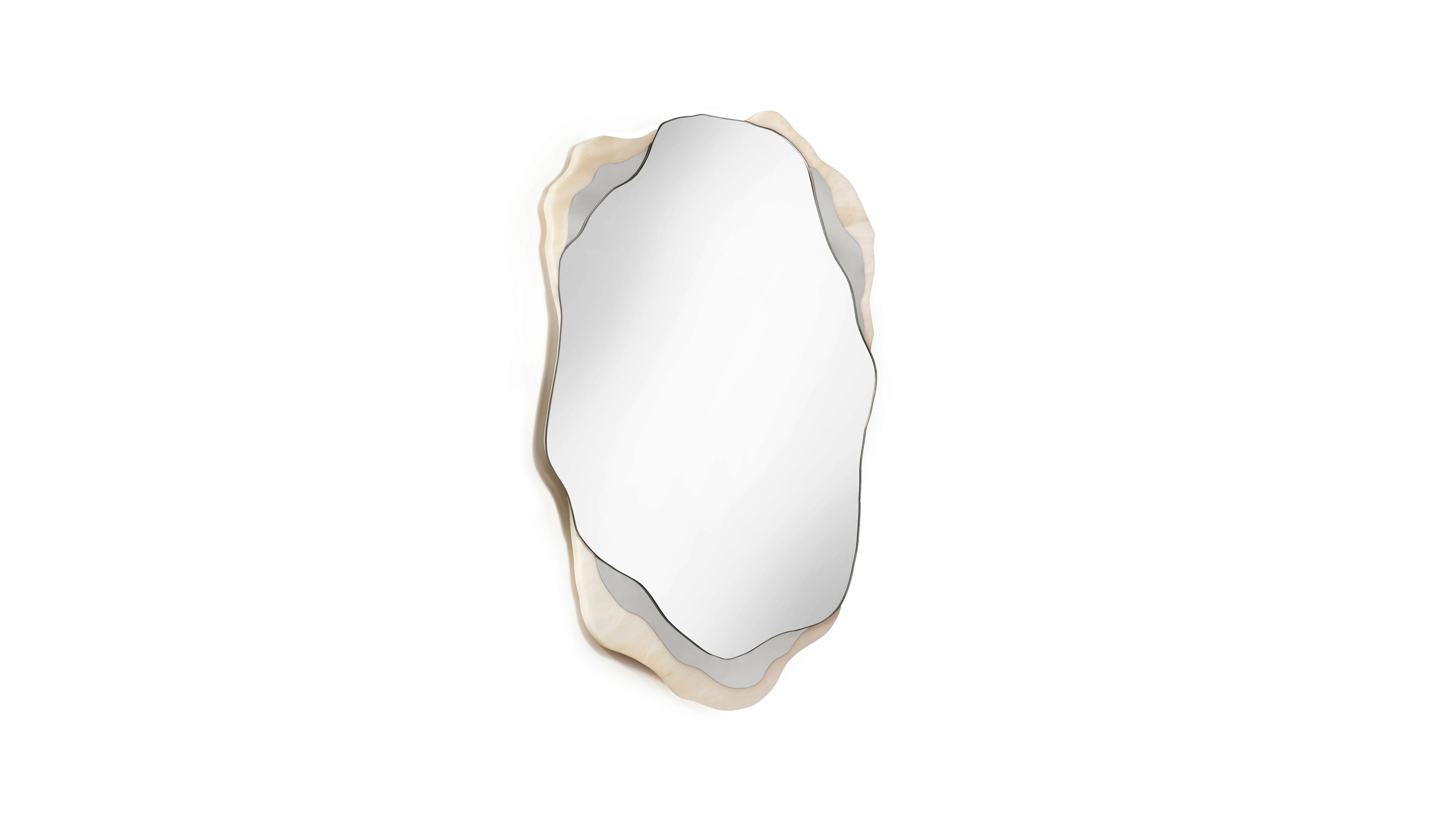 Post-Modern Arizona Estremoz Marble Mirror by InsidherLand For Sale