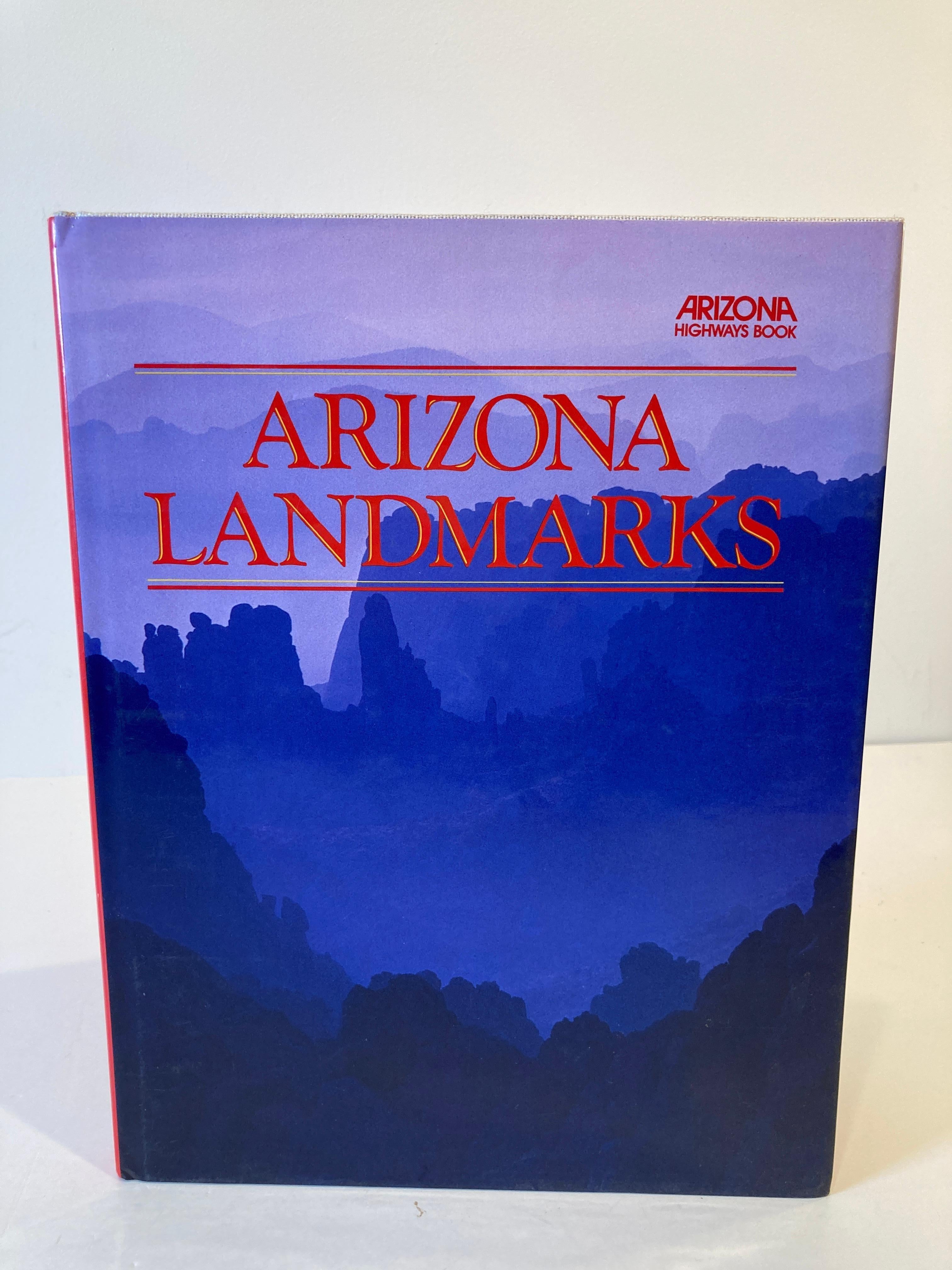 American Arizona Landmarks Book by James E Cook Hardcover Book, 1987
