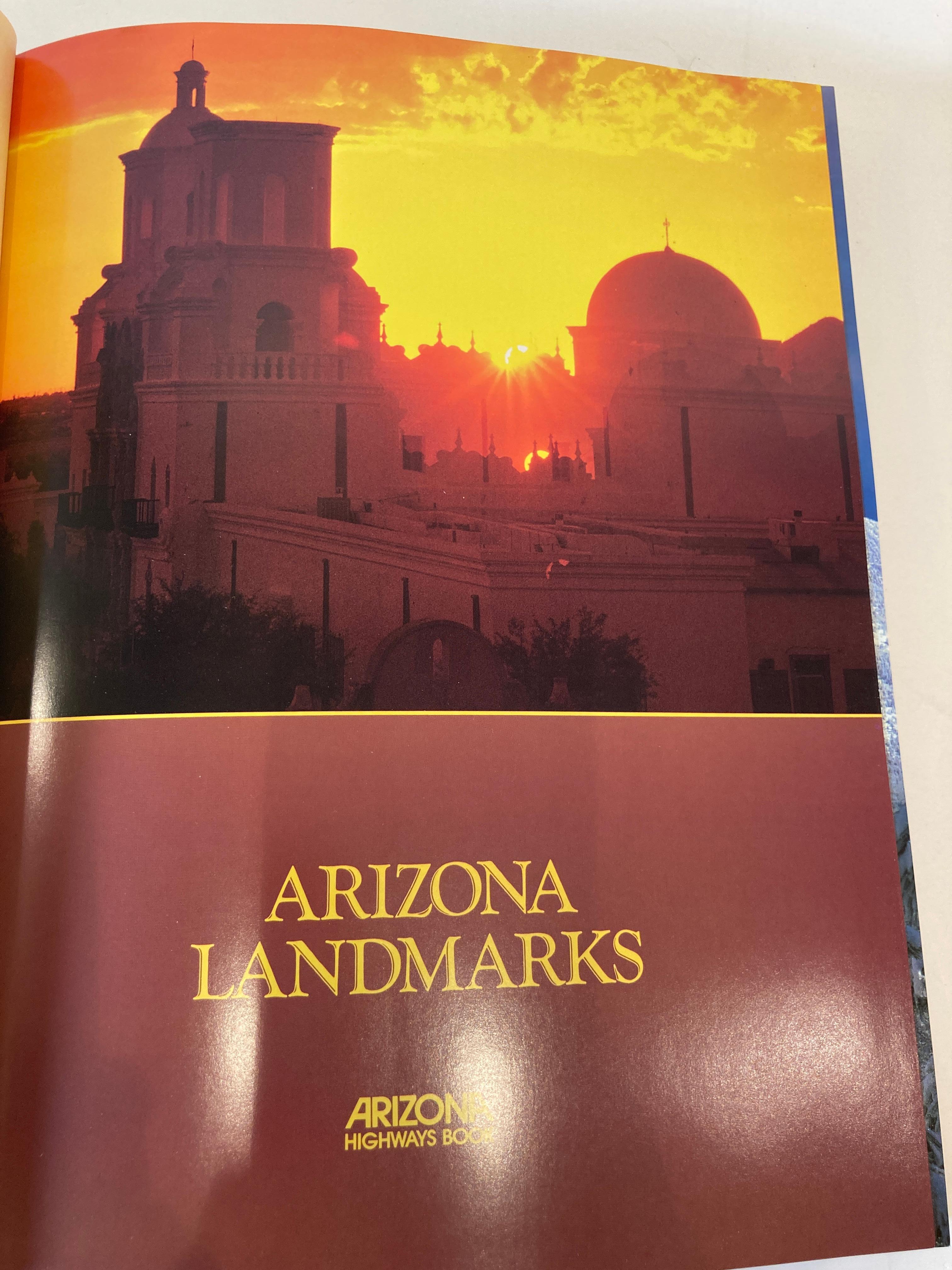 Arizona Landmarks Book by James E Cook Hardcover Book, 1987 2