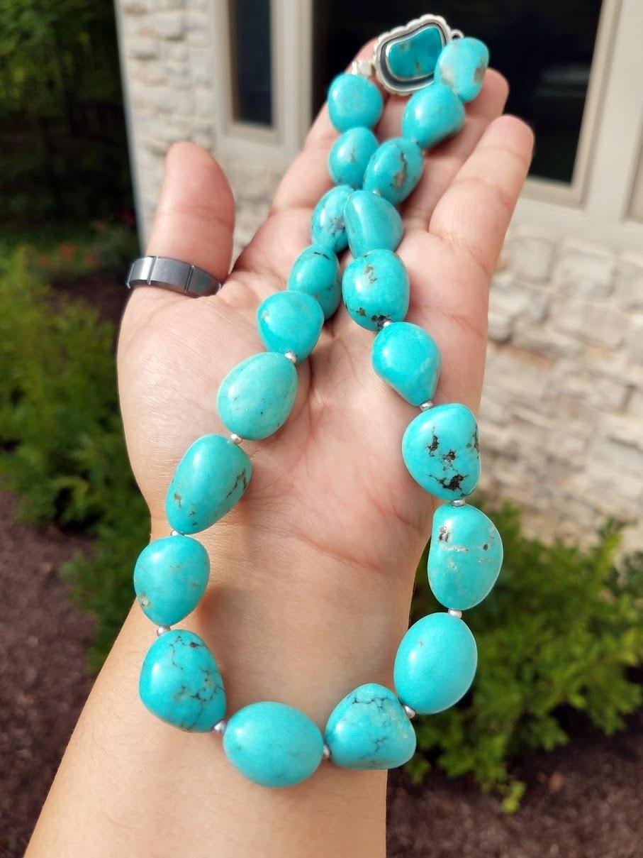 Arizona Turquoise Necklace For Sale at 1stDibs arizona turquoise
