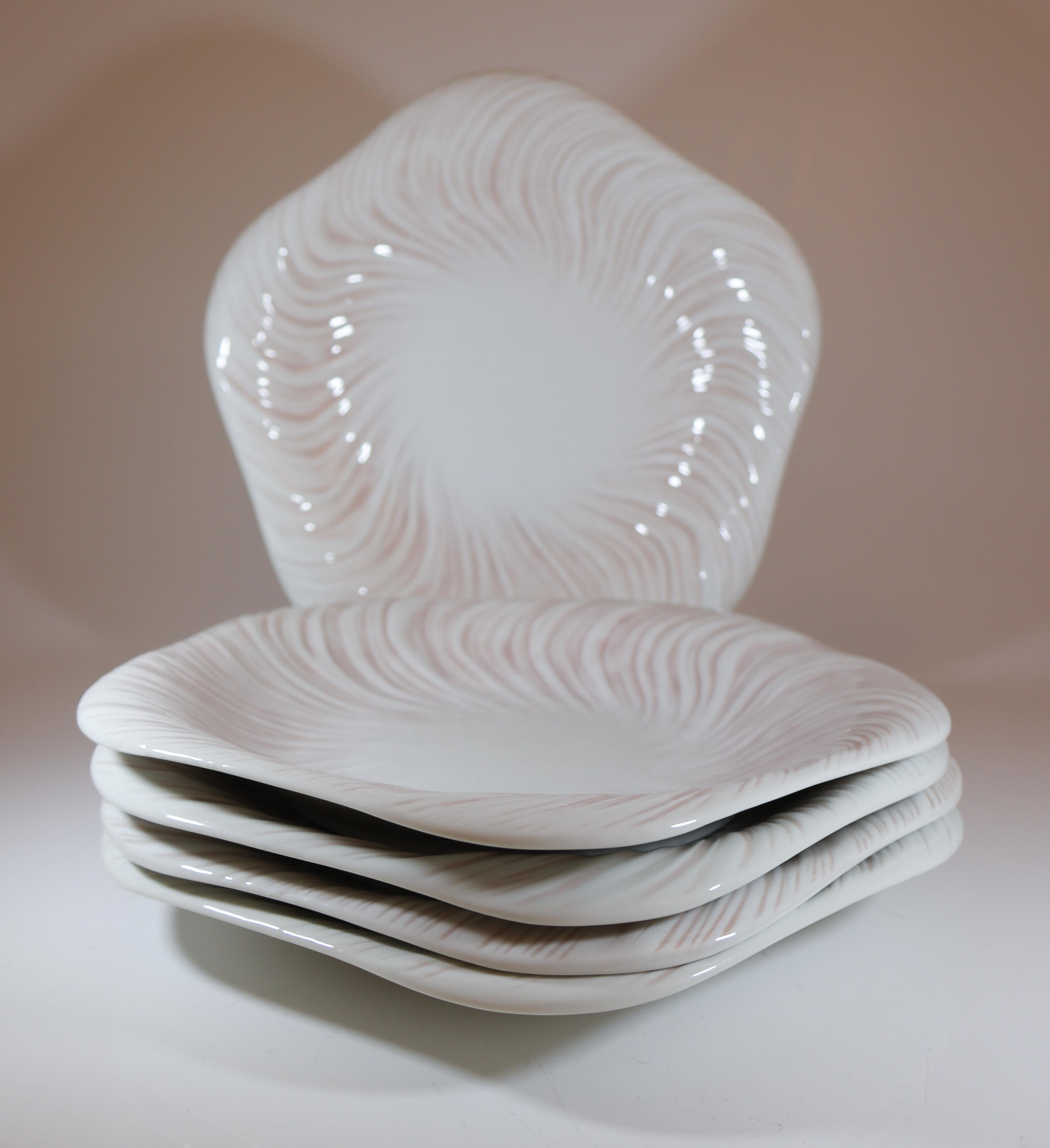 Arje Griegst - Royal Copenhagen Konkylie Triton Rosa - 5 Teller 14172 im Zustand „Gut“ im Angebot in Stockholm, SE