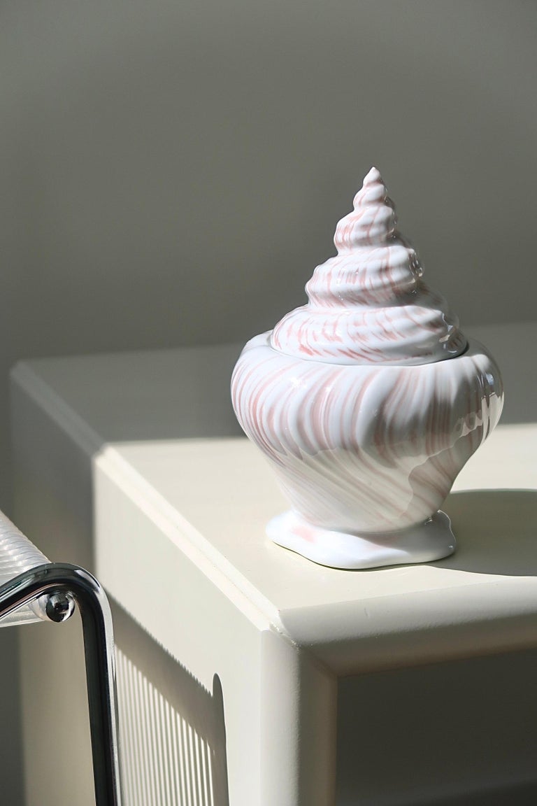 Arje Griegst Royal Copenhagen Konkylie Triton Rosa Sugar Bowl Sculpture