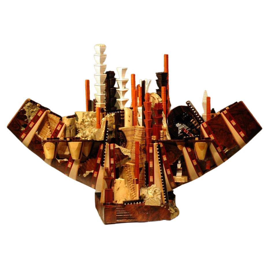 Ark 2012 n. 10 Scultura unica in legno misto di Po Shun Leong