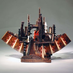 Ark #4 Unique Mix-Wood Sculpture by Po Shun Leong