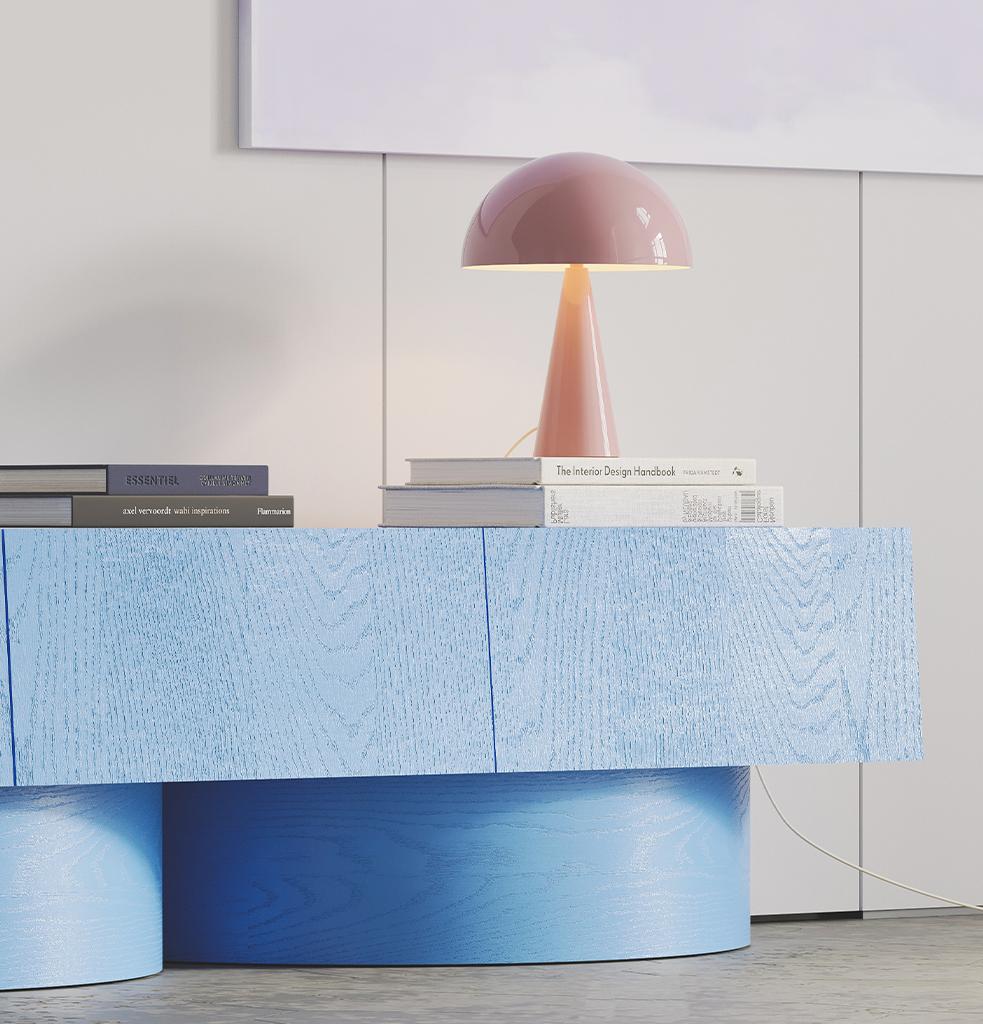 Falegnameria Consolle bassa Ark Blu 4 cover di Hermhaus in vendita
