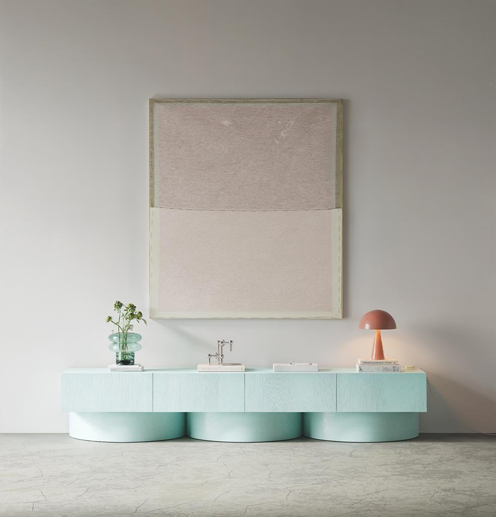 Turco Ark Consolle bassa Tiffany Blue 4 cover di Hermhaus in vendita
