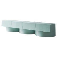 Ark Low Console Tiffany Blue 4Cover by Hermhaus – Modern Design Storage Console
