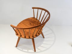 Arka Chair by Yngve Ekström, Hand-Crafted Oak, Scandinavian Modern