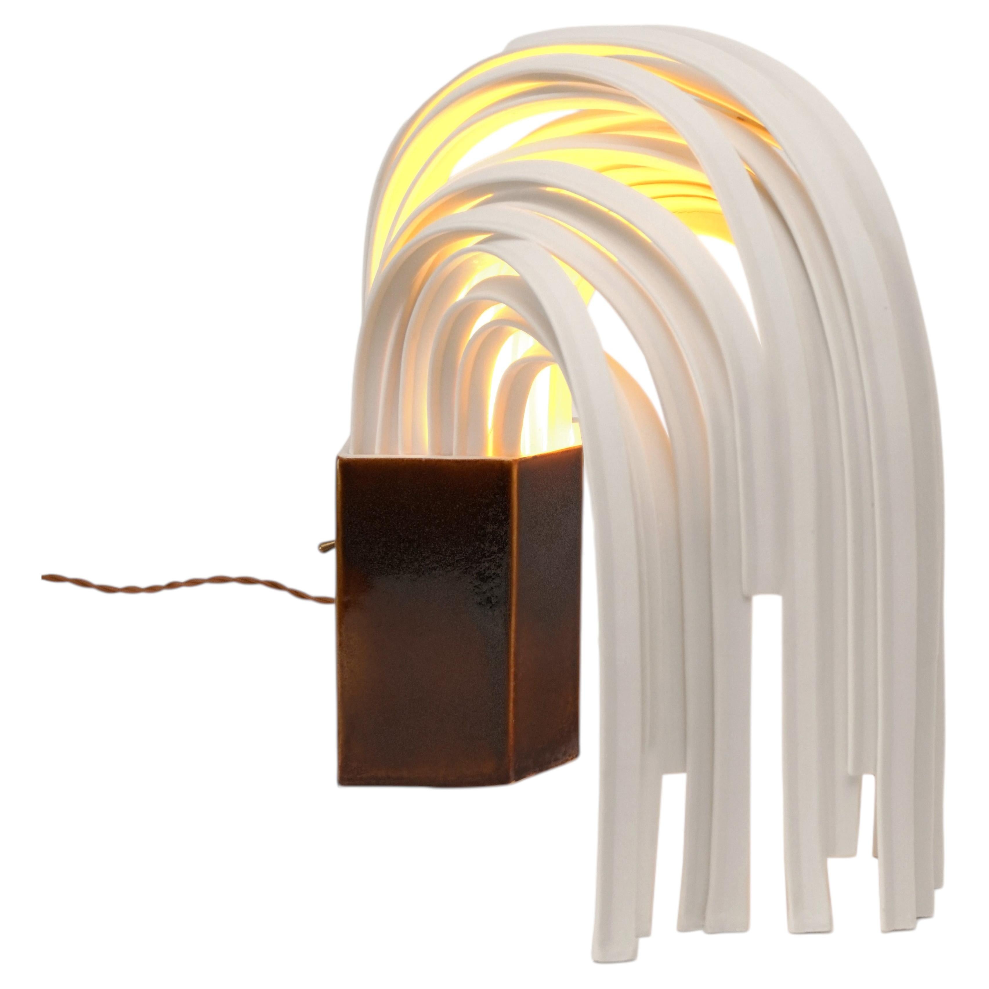 ARKA One-of-a-kind porcelain table lamp by Etienne Dubernet, 2025