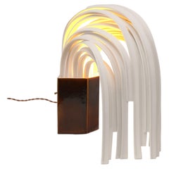 ARKA One-of-a-kind porcelain table lamp by Etienne Dubernet, 2025