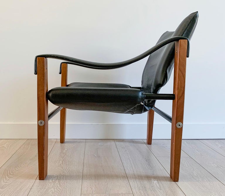 Arkana Safari Lounge Chair, 1970s by Maurice Burke In Good Condition In Culver City, CA