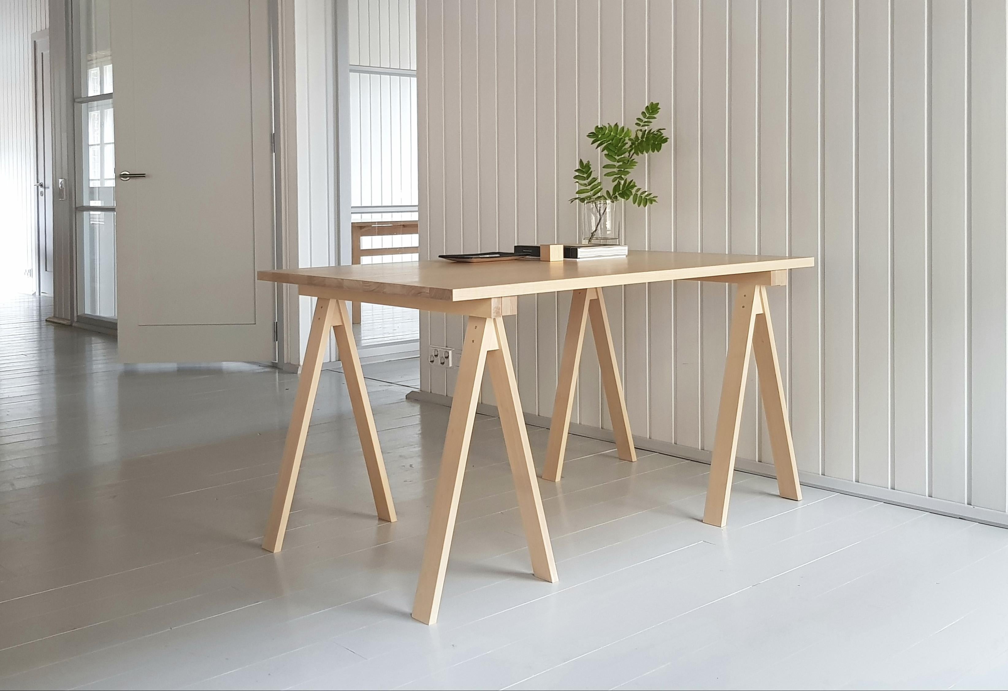 Finnish Arkitecture Table Top in Birch by Kari Virtanen For Sale
