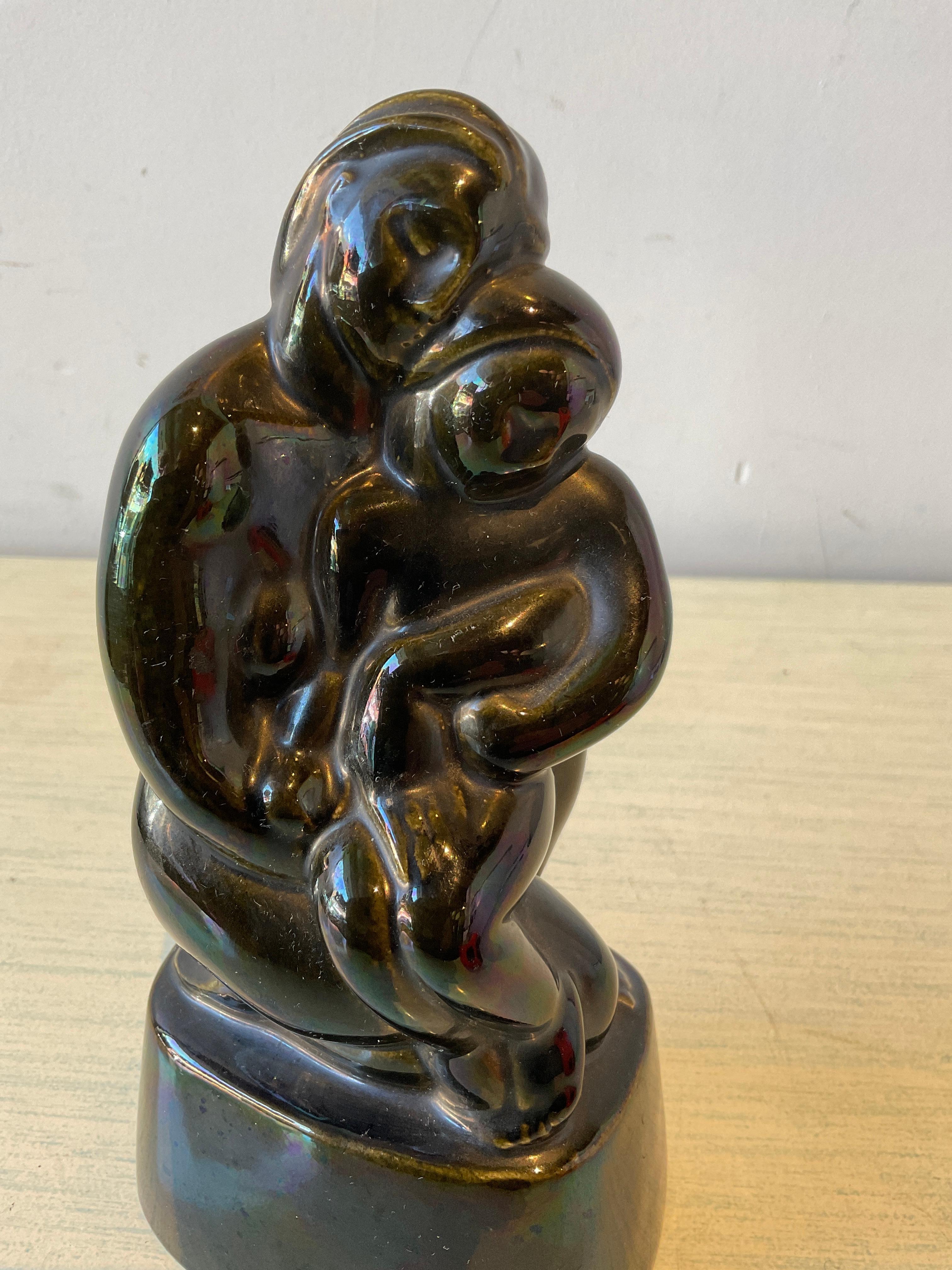  Arko  Ceramic Sculpture BY N. Berger Entitled Maternity For Sale 2