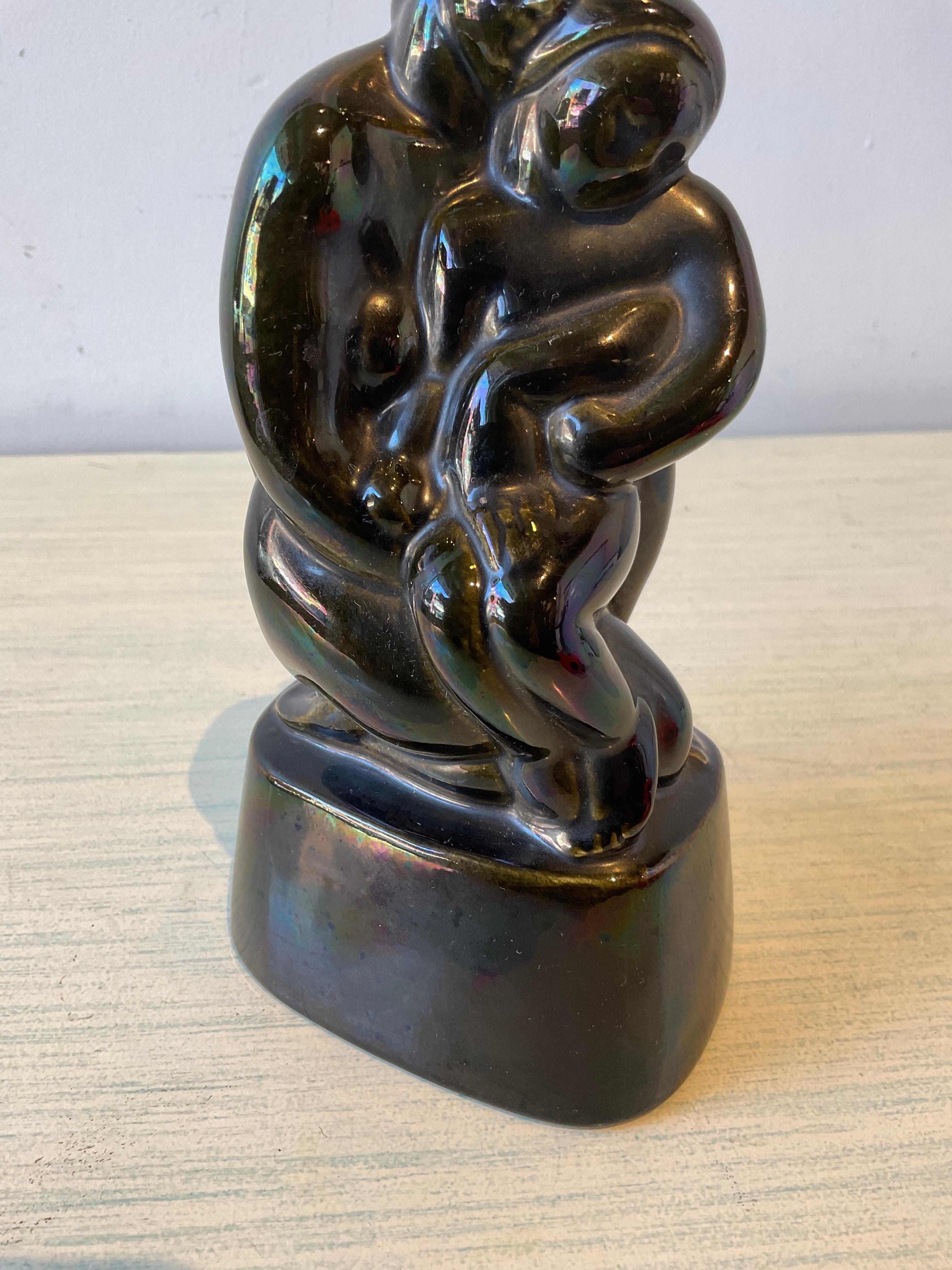  Arko  Ceramic Sculpture BY N. Berger Entitled Maternity For Sale 4