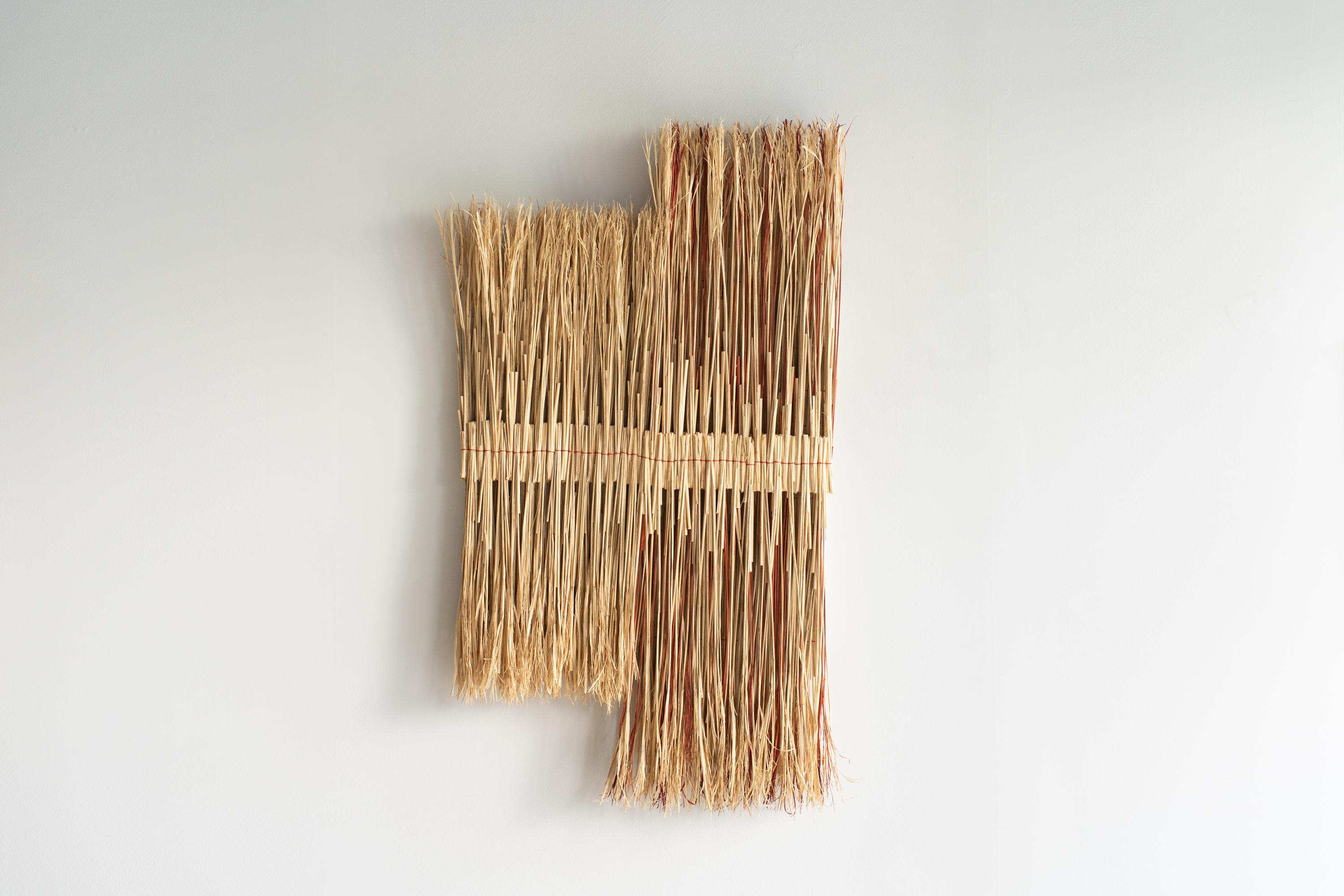 paille de riz murale