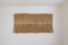 ARKO Wandkunst 19, zeitgenössische Kunsthandwerk, Reisstroh, japanisch, biologisch, modern