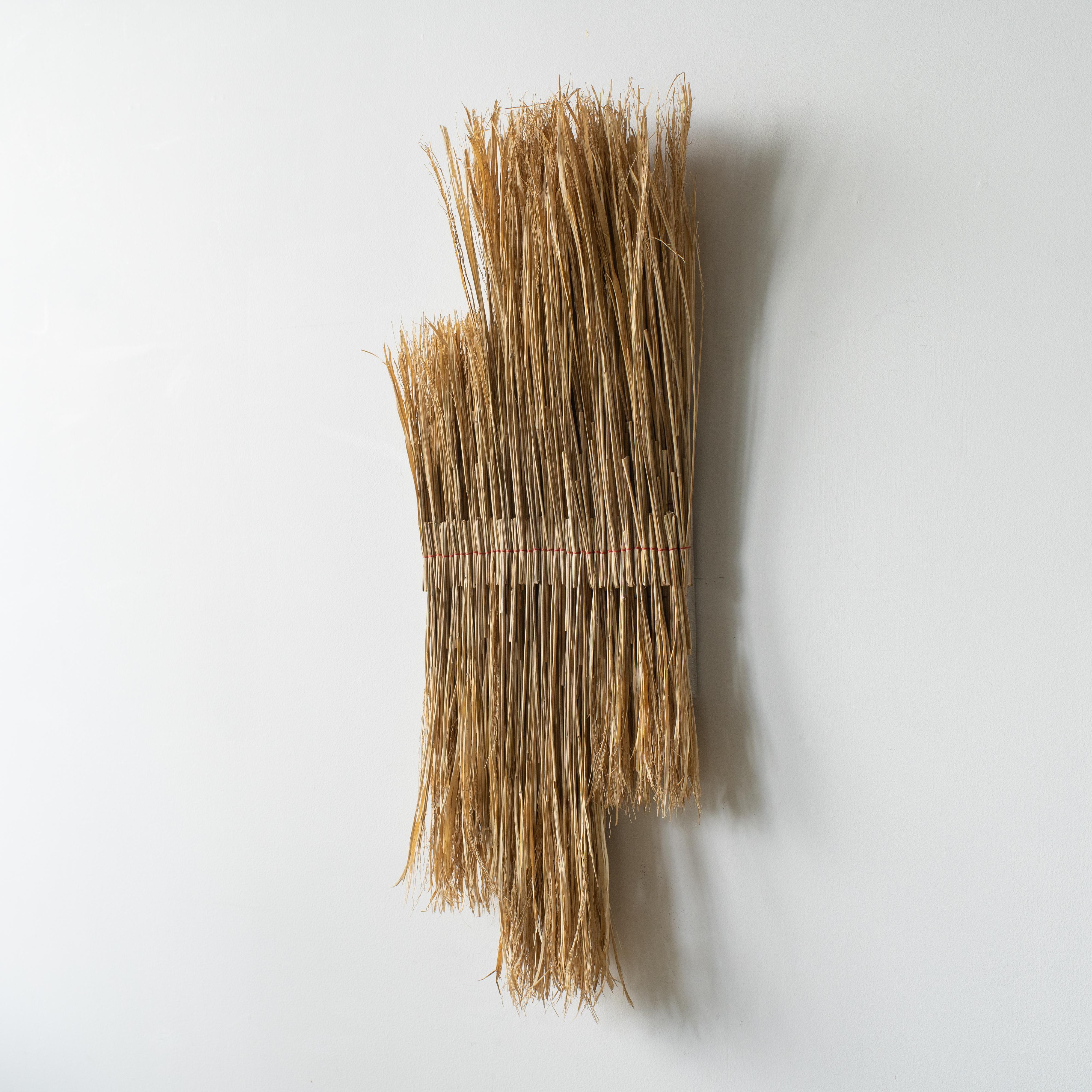 Art de la paille de riz cousu à la main par ARKO. 
Titre : Composition Rubato
C'est l'une des séries nommées 