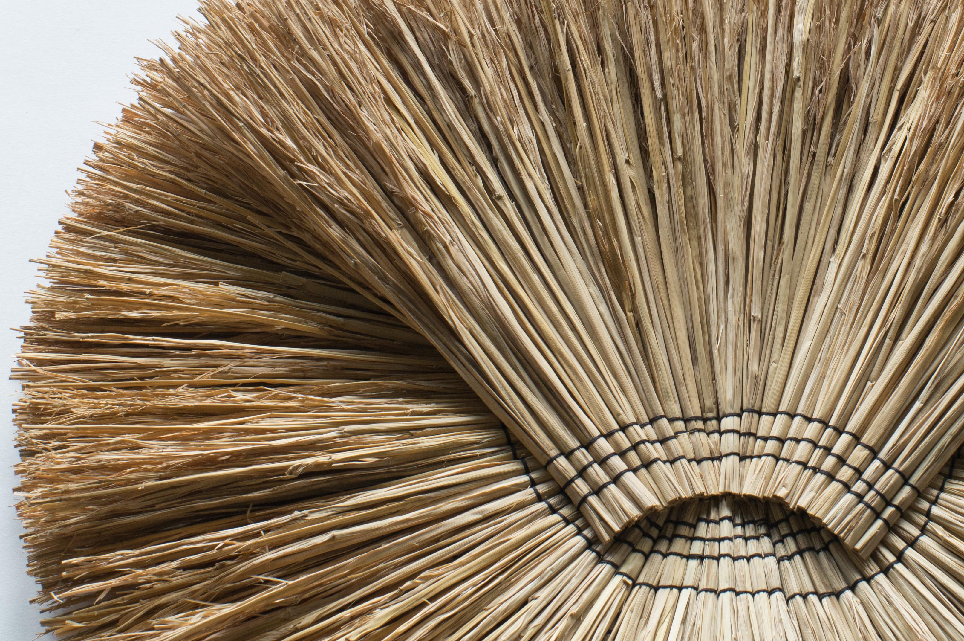 Japanese Arko Wall Art2  Tribal Style, Contemporary Art Craft Rice Straw