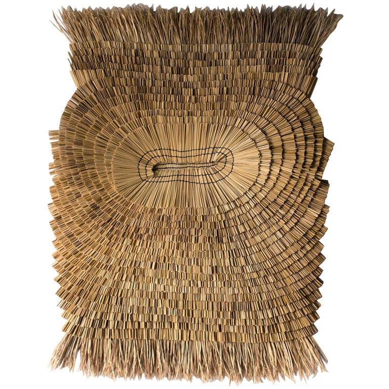 Arko Wall Art3 Tribal Style, Contemporary Art Craft Rice Straw at 1stDibs