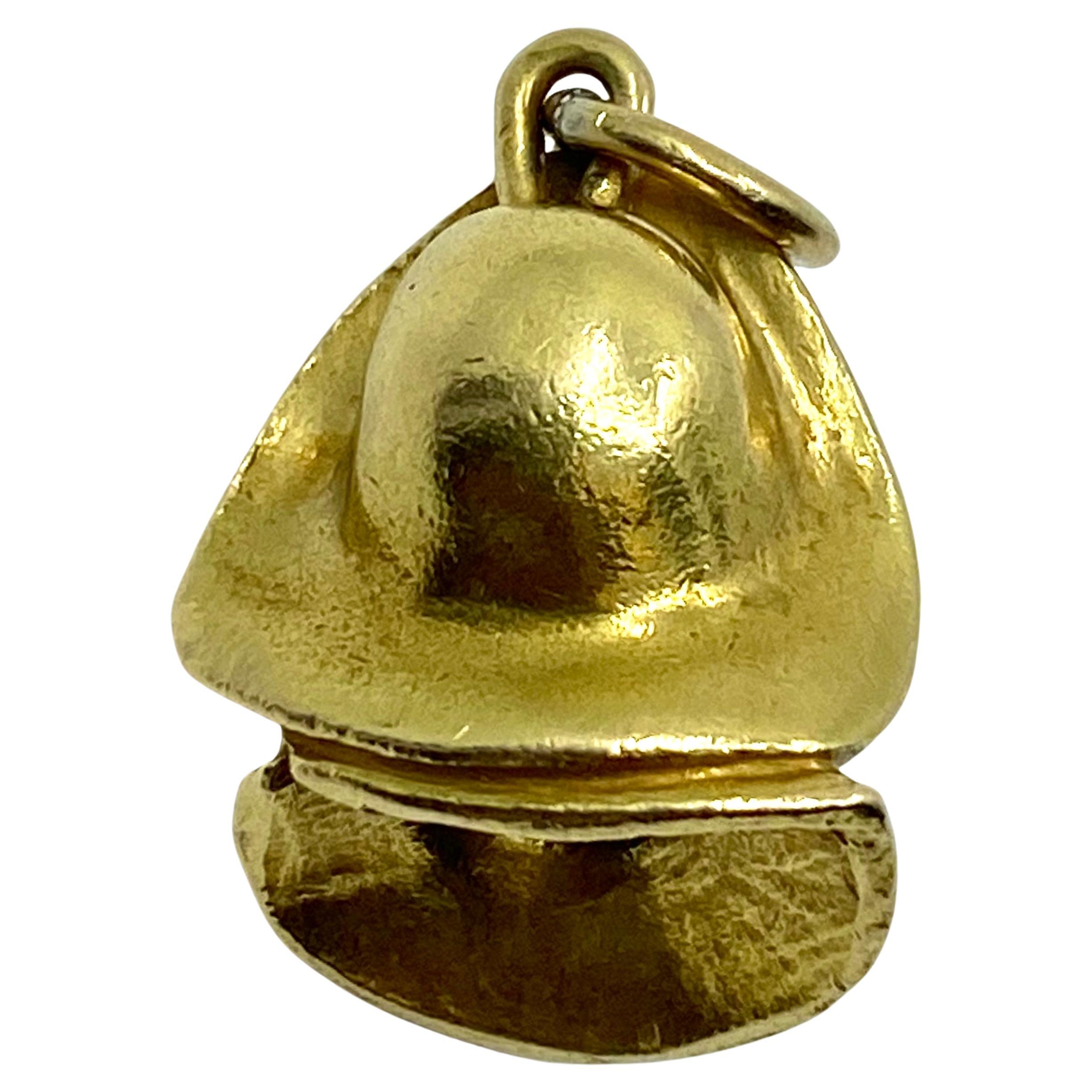Arlecchino Commedia dell'Arte Pendentif à breloques en or 18k en vente 2