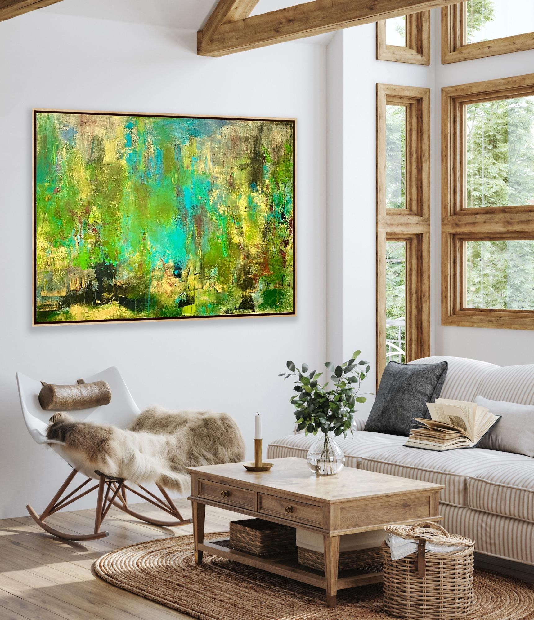 Sotto la superficie - Painting di Arleen Joseph
