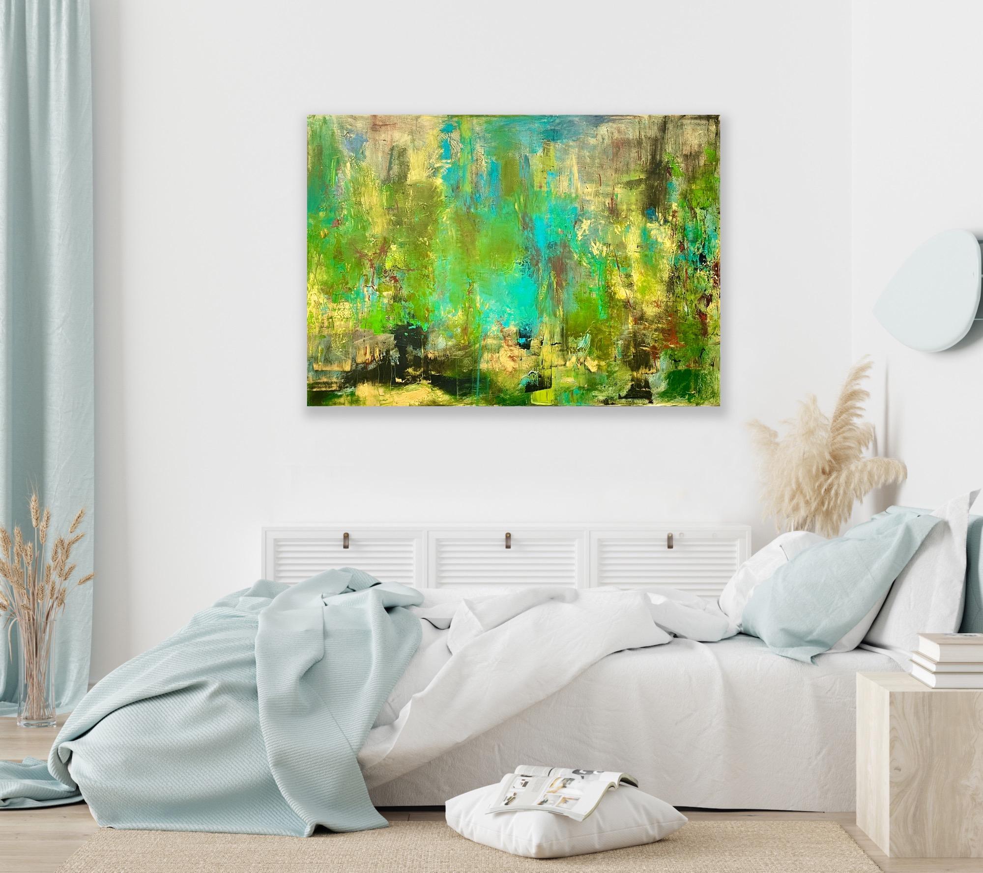 Evocando un senso del luogo, un'atmosfera intensa e influenze culturali, i miei dipinti sono un'allusione al paesaggio, una suggestione del luogo basata sul colore e sui dettagli sensoriali. Sono influenzato non solo dal mondo naturale di ogni luogo