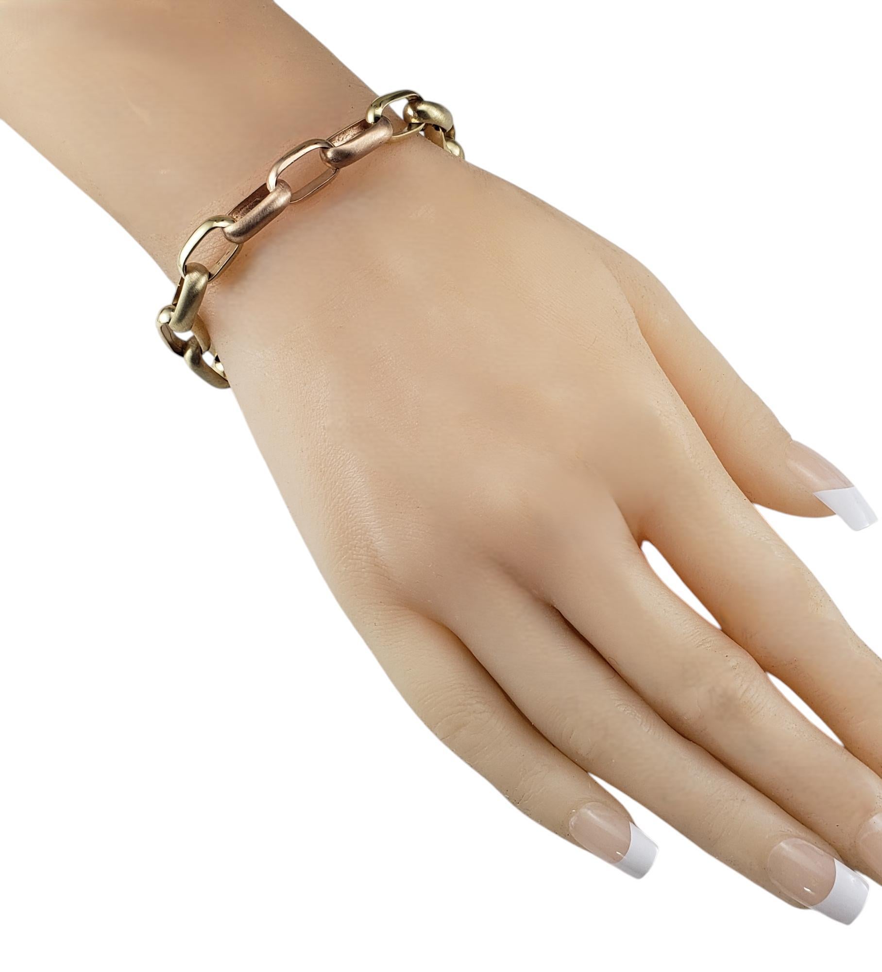 Arlene Altman Bracelet à maillons en or jaune et rose 14 carats n° 19896 en vente 1