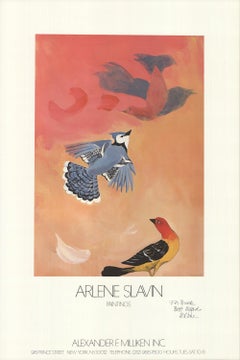 Arlene Slavin 'Paintings' - Litografia offset - Firmata