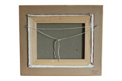 Vintage post-impressionist painting of a woman by a pool after Richard E Miller