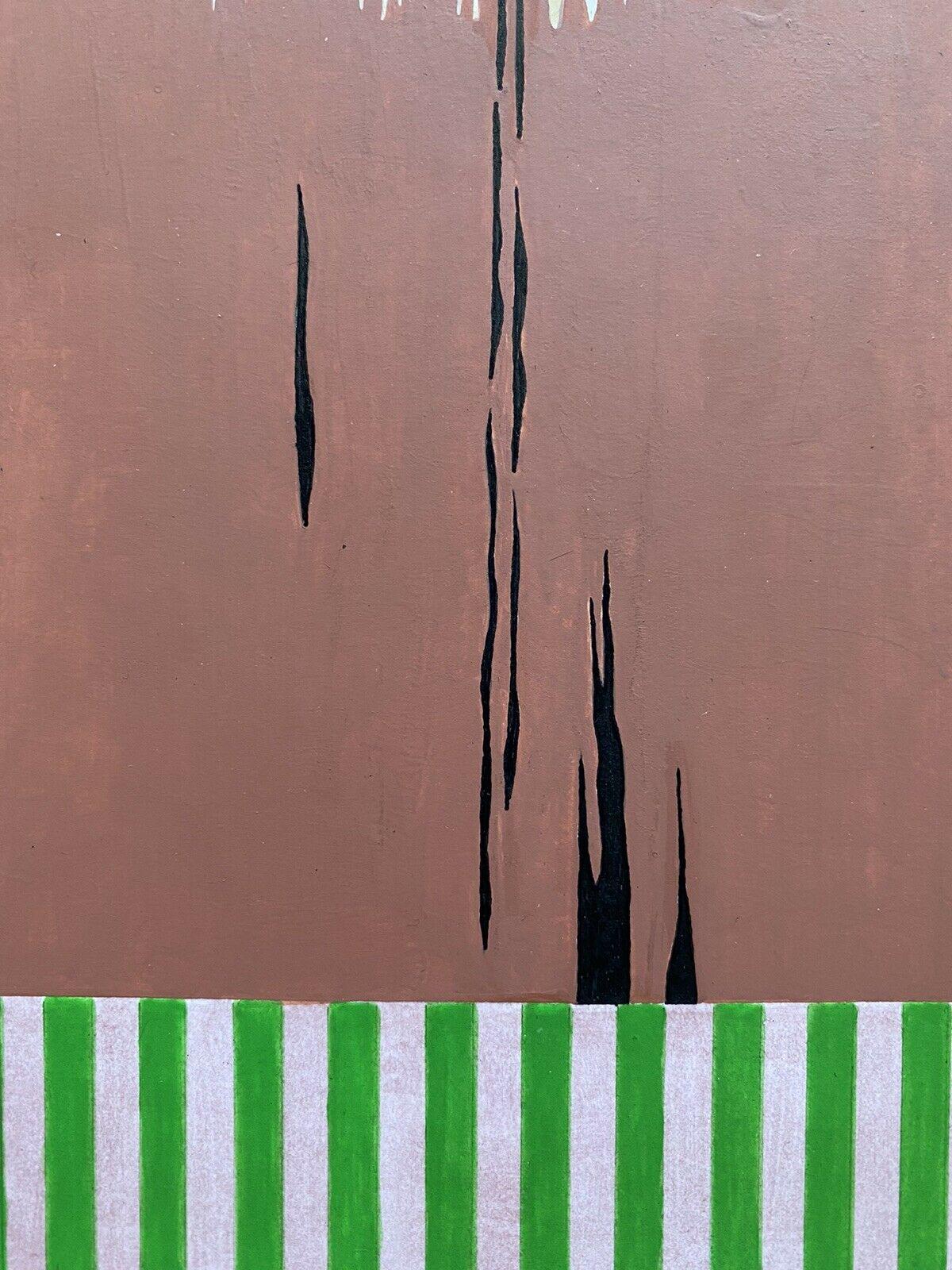 ARLETTE MARTIN (nato nel 1924) PITTURA GEOMETRICA ASSTRATTA FRANCESE DEL 1980 - FIRMATA - Abstract Painting Viola di Arlette Martin