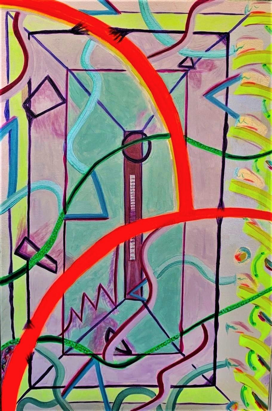 Verflechtung – Painting von Arlette Stella
