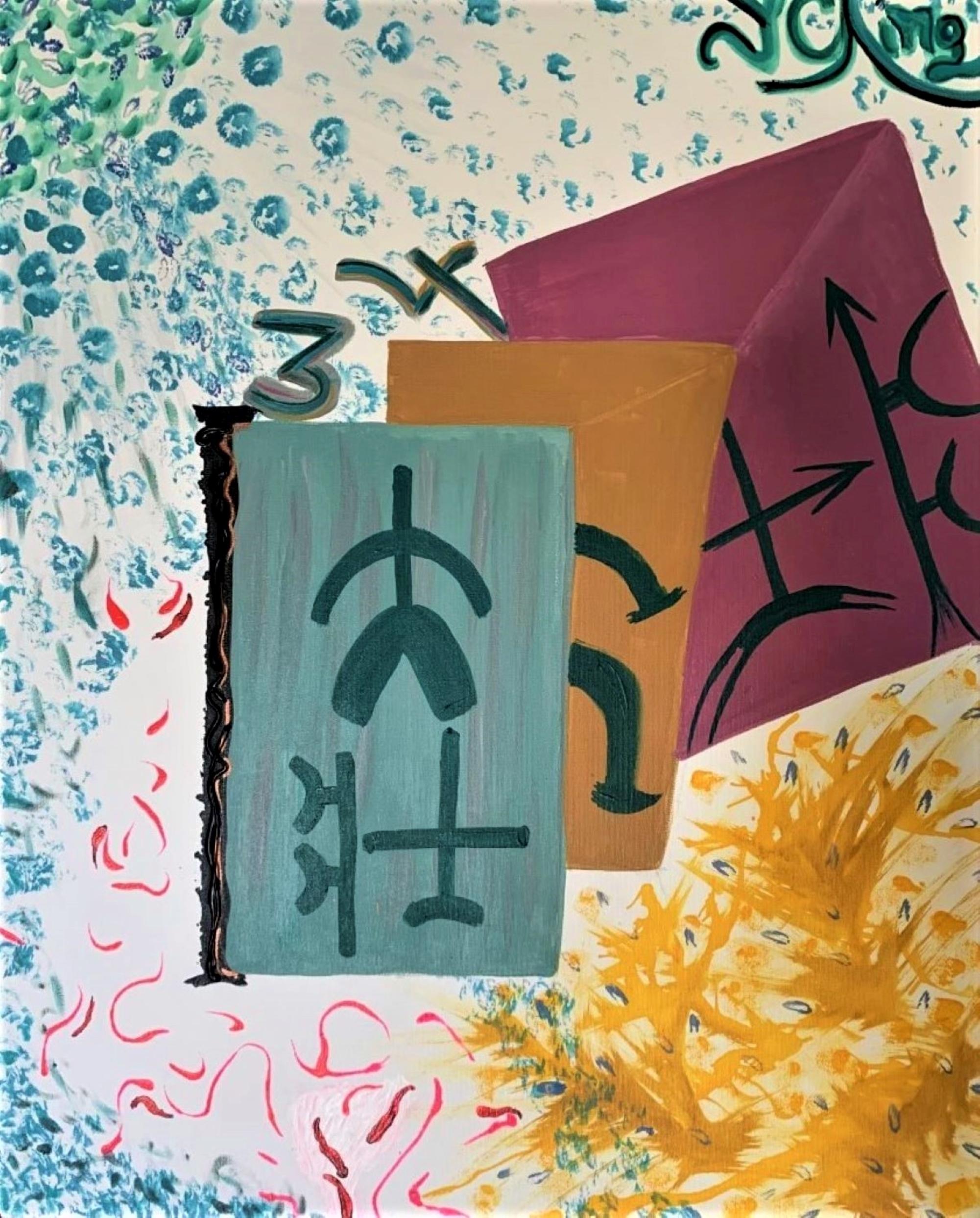 YChing 34 Grande Forza - Painting di Arlette Stella