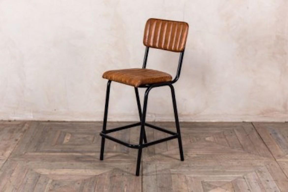 Arlington Leather Breakfast Bar Stools, 20th Century For Sale 10